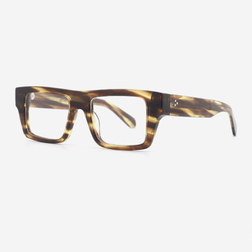 Rectangular Acetate Male Optical Frames 23A3179