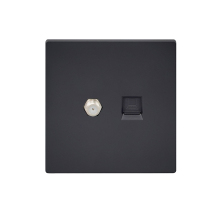 British Standard Double Wall Switches and Sockets - High Quality TV & Computer Sockets