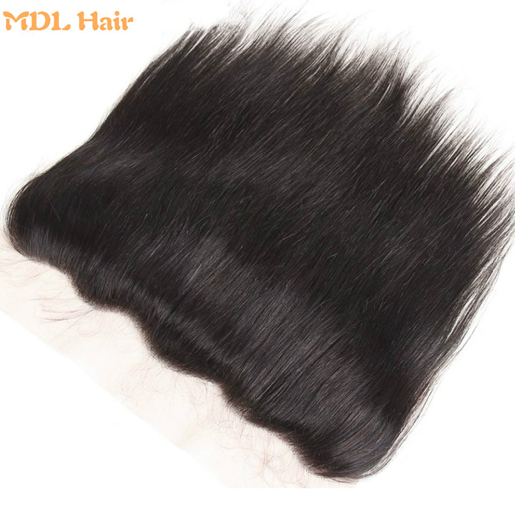 Natural Color 13*4 Lace Frontal Remy Brazilian Hair Ear To Ear Mink Straight Lace Closure