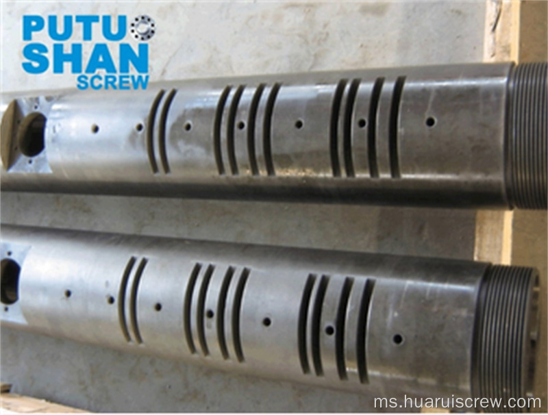 Tong skru berkembar selari untuk extrunet extruder