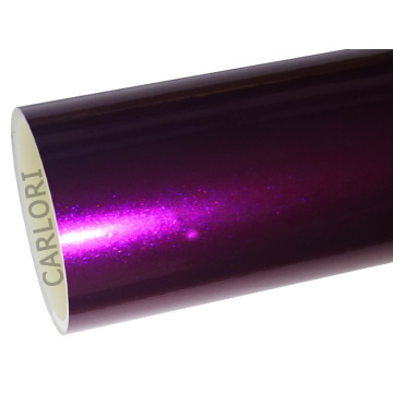 Vinilo de carro púrpura de brillo metálico vinilo
