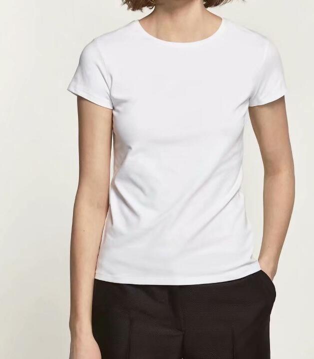 Wholesale High Quality women T-Shirt  100% cotton many colors   Custom Plain t-shirt Logo Printed Black t shirtsHot ready stock