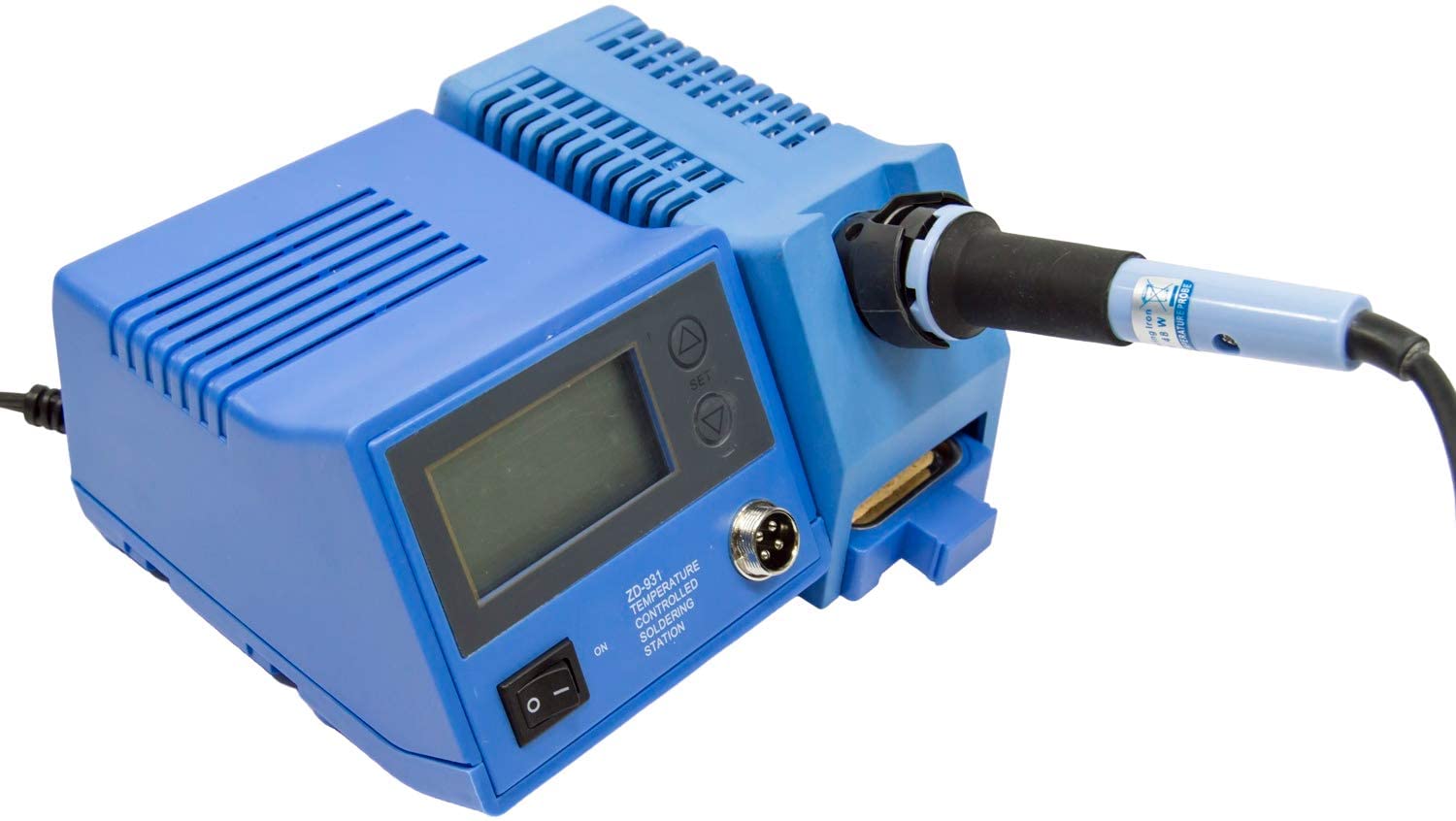 ZD-931 110-240V 48W Blue/Grey Color Temperature Controlled Soldering Station Digital LCD Display