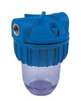 5" clear filter housing