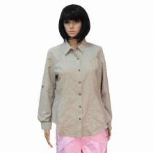 Women's SPF Shirt, SPF 50+ Fabric with Wicking and Anti-bacterial