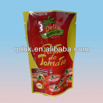 High quality stand up pouch for packaging tomato paste
