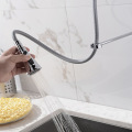 360 degree turn multifunctional spring pull out faucet