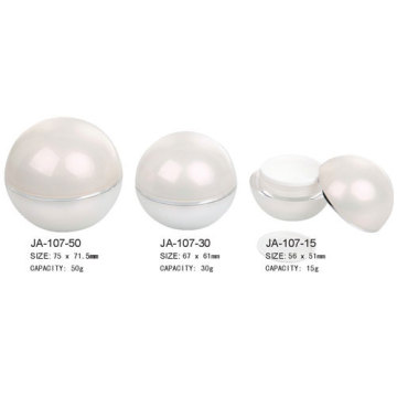 Ball-shaped Cosmetic Jar with 50g, 30g, 15g