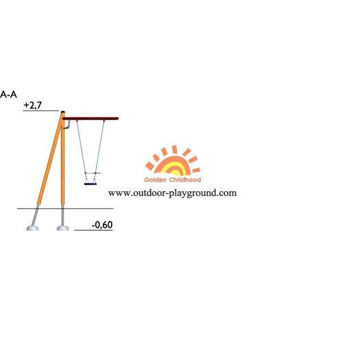 Swings For Playground Equipment With Swings Set