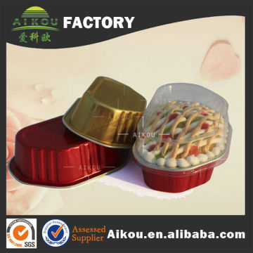 Health and recycle aluminium foil cake mold baking cup