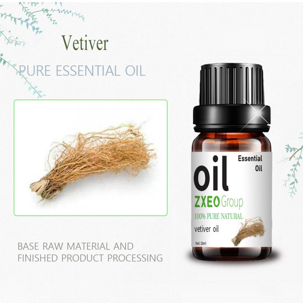 100% Natural Pure Vetiver Oil Essential Personalización de 10 ml