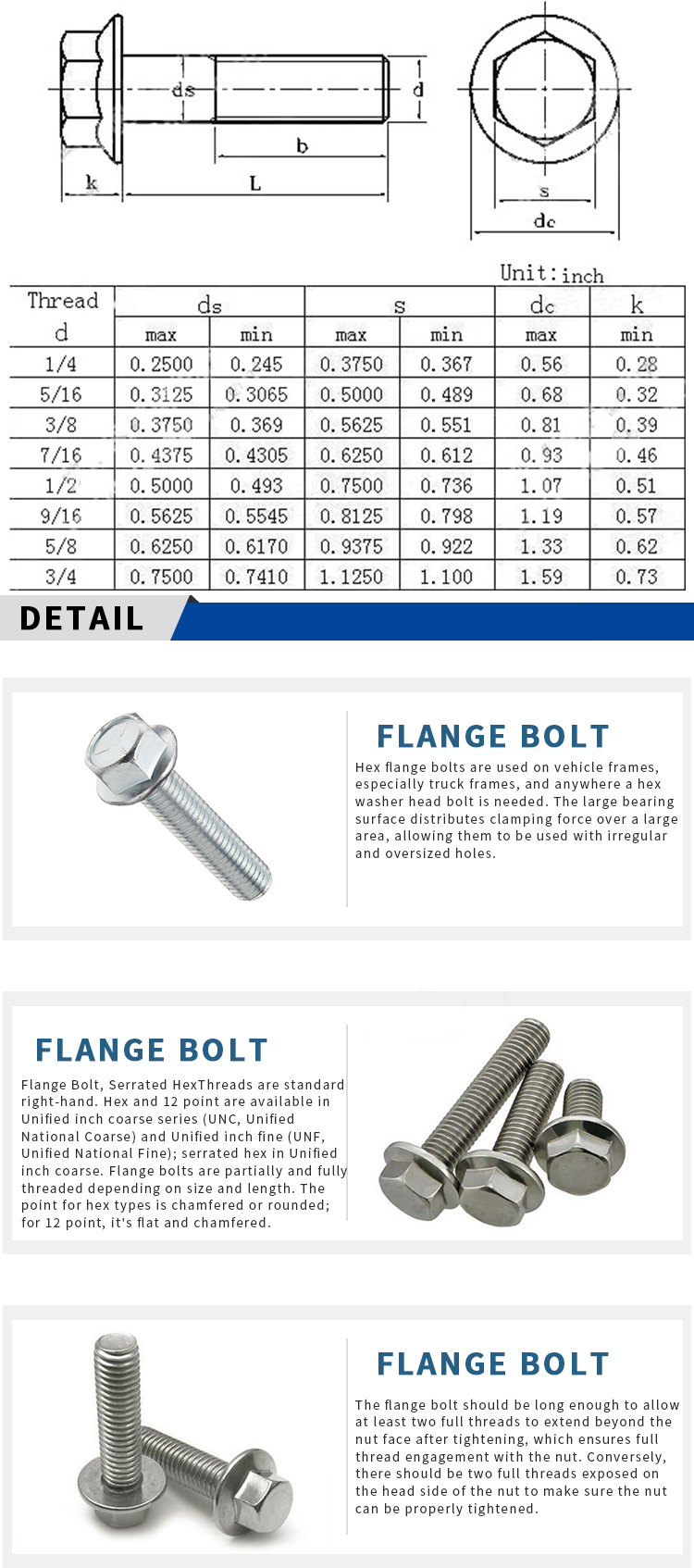Wholesale Custom motorcycle Stainless Steel anchor torx flange bolt high strength hex m10 flange head bolts
