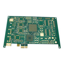 10 Layers PCB with Hard Gold Finger and Minimum via to Track 9.2-mil