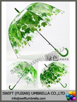 transparent dome umbrella maple leaf umbrella