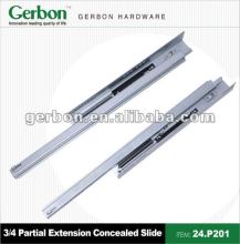 3/4 Partial Extension Concealed Slide