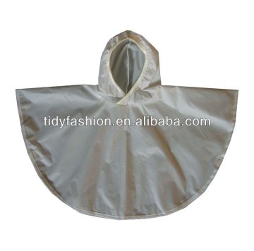 PVC Baby Poncho Kids Rain Poncho With Hood