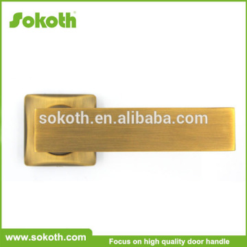 Coffe color Zinc Alloy door handle , double door hardware,door hardware