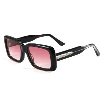 Gradient Square Acetate Sunglasses