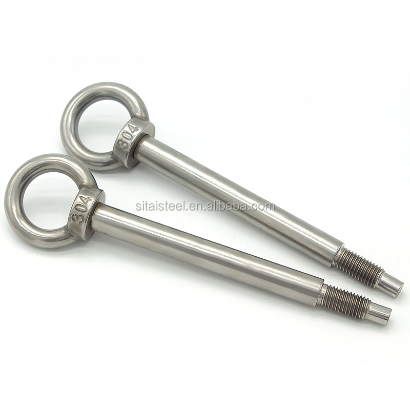 stainless steel ball joint stud eye bolt and nut