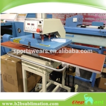 Automatic pneumatic double station heat transfer press machine