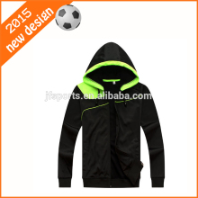 100% ployester blank soccer jacket top quality sports tracksuit custom winter soccer training jacket for men 2015
