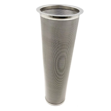 Stainless steel filter element for water treatment