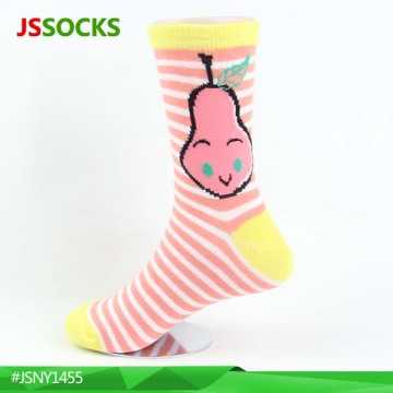 OEM service socks manufacturer cute girls socks striped pattern