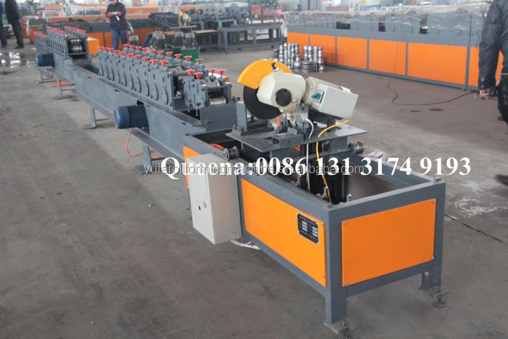 Automatic pu roller shutter door frame machine