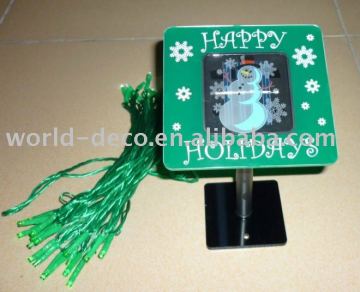 solar panel lights / solar operated string light / solar powered christmas lights