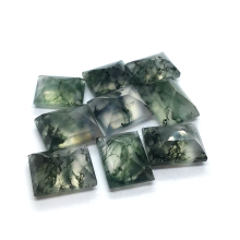 Moss Agate Nature Gemstone Smooth Green Moss Agate