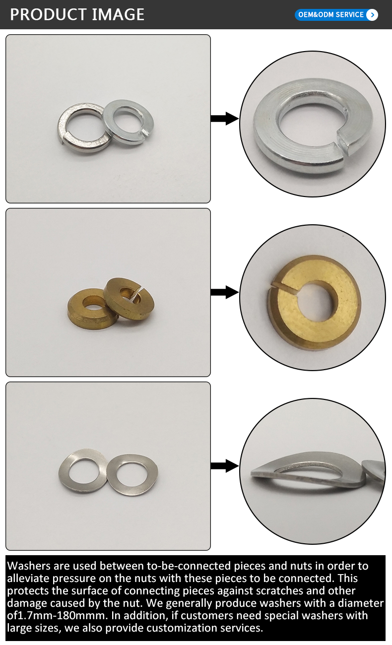 China fasteners stainless steel c ring washer