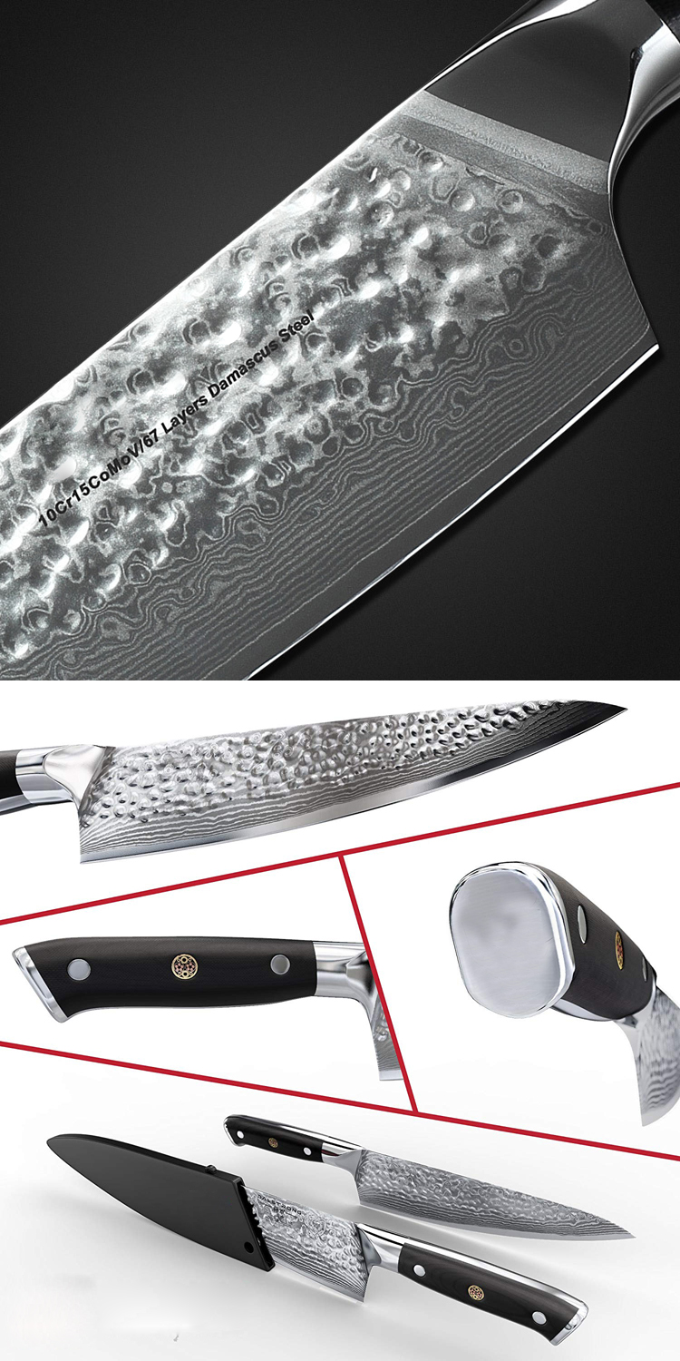 67 Layers Damascus Chef Knife Damascus Knives With Prices