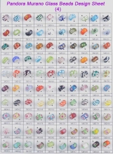 pandora glass beads PJ-C003