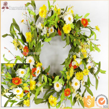 spring door wreaths, wreath hangers for doors, decorated wreath, artificial flower for wreath