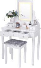 European Dresser Makeup Vanity LED Makeup Dressing Table