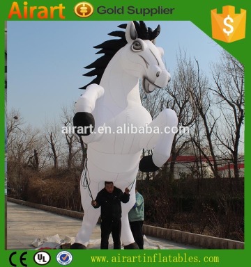 white inflatable horse /inflatable horse costume