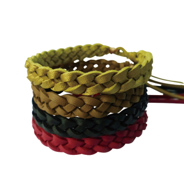 Leather insects repellent wristband