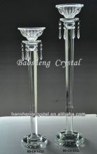 Glass Crystal Tall Candle Holders / Candlesticks For Weddings (BS-CH021S,L)