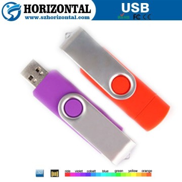 mobile swivel cheap usb memory stick 1gb with free logo printing