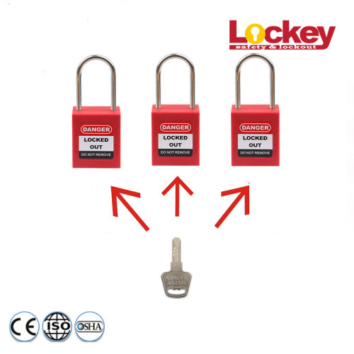 OSHA Corrosion Resistant Stainless Steel Safety Padlock