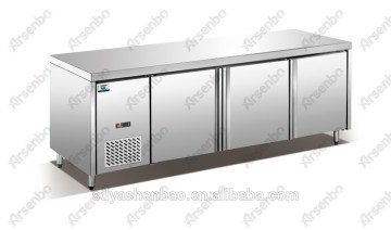 three doors commercial workbench refrigerator