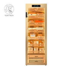 High-End 2300 Count Humidity Controlled Cigar Cabinet with Spanish Cedar Fridge