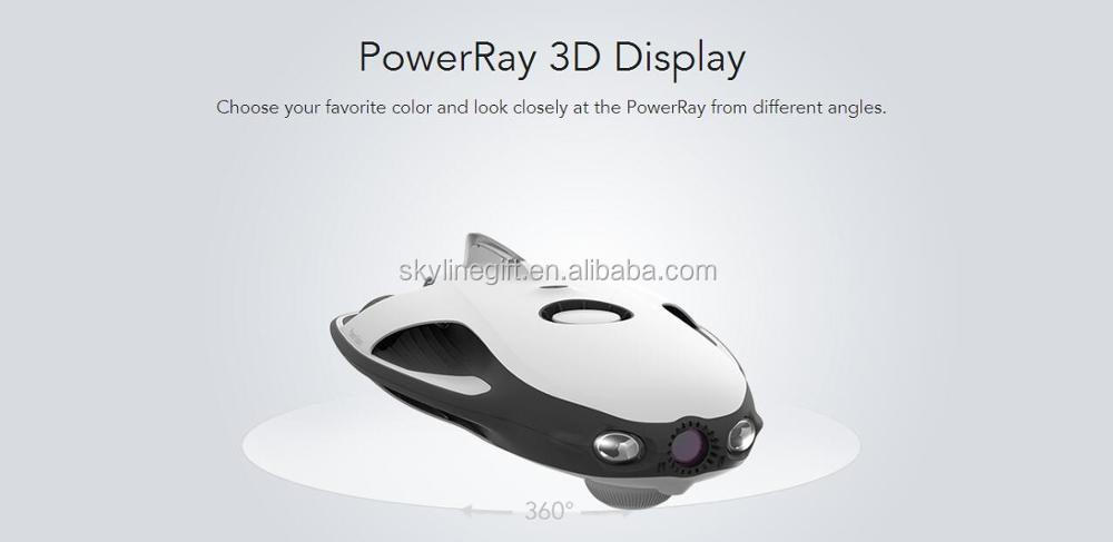 Underwater Drone PowerRay RC submarine boat under sea find fish
