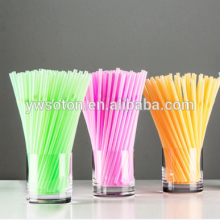 party wedding events neon disposable flexible plastic drinking straw