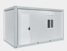 White 16ft Modular Mobile Office Containers Prefabricated W