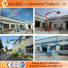 Jinan hot brand diesel engine boom lift equipment used for cherry picker