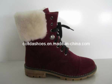 European Hot-Sale Kid Boots with Lamb Fur