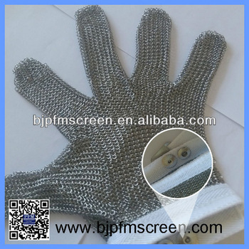 Stainless Steel Safety Gloves for Meat Processing