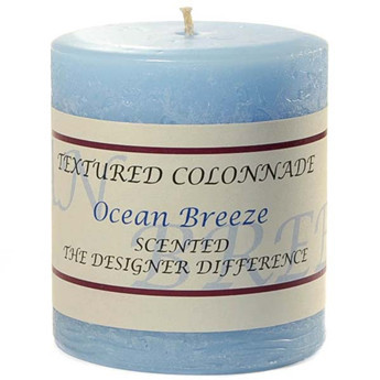 highly scented rustic pillar candles