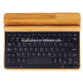 Universal Bluetooth 3.0 Wireless Keyboard Stand Telefonständer Bamboo Tastatur Gerätehalter Docking Station Stand für comptue